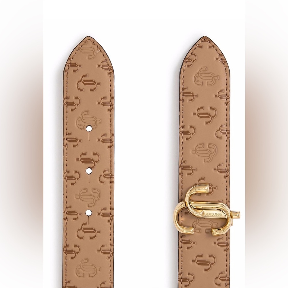 Jimmy Choo Felisa leather belt.